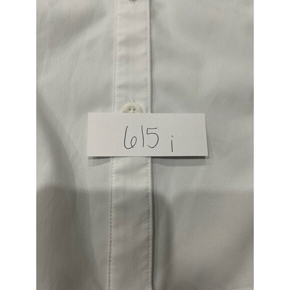 Reel Legends Saltwater Button Front Vented Shirt White Sz Large Petite Gorpcore - Picture 7 of 8